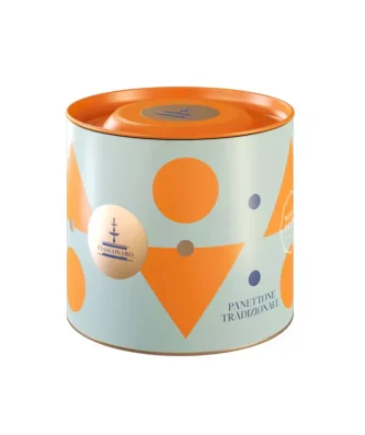 Fiasconaro Traditional Panettone with candied fruit in Orange gift box 100 g