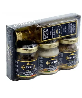 Four Italian Truffle Specialities - Olive Oil Cream Speciality and Truffled Sauce