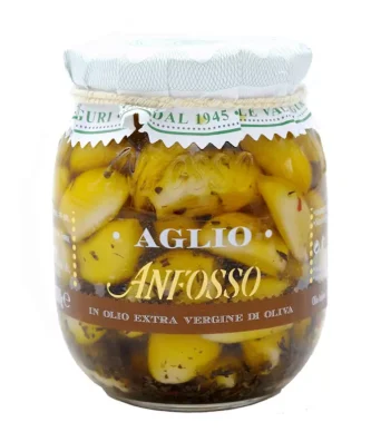 Garlic in extra virgin olive oil 300 gr