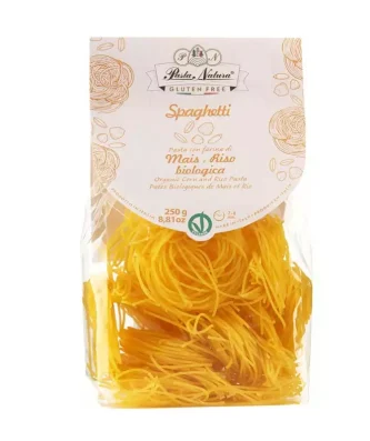 Gluten-free Spaghetti with organic corn and rice flour 250 gr