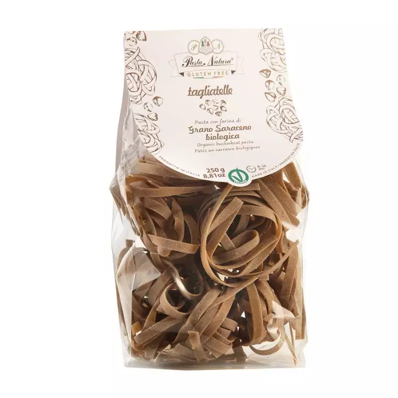 Gluten Free Tagliatelle with Organic Buckwheat Flour 250 gr