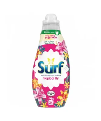 Surf Tropical Lily Concentrated Liquid Laundry Detergent 24 Washes 648ml - Special Offer