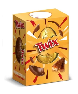 Twix Chocolate & Caramel Biscuits Easter Egg 170g