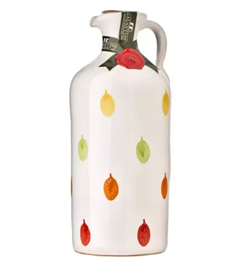 Handmade Ceramic Jar Gocce with Extra Virgin Olive Oil 500 ml