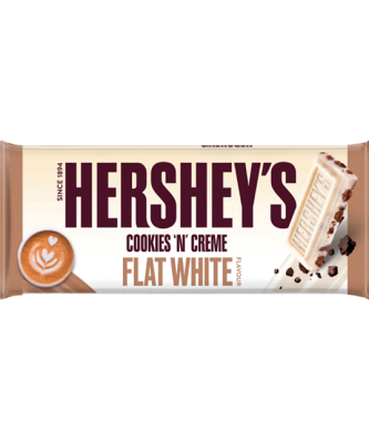 Hershey's Cookies 'N' Creme Flat White 90g 24 Pack