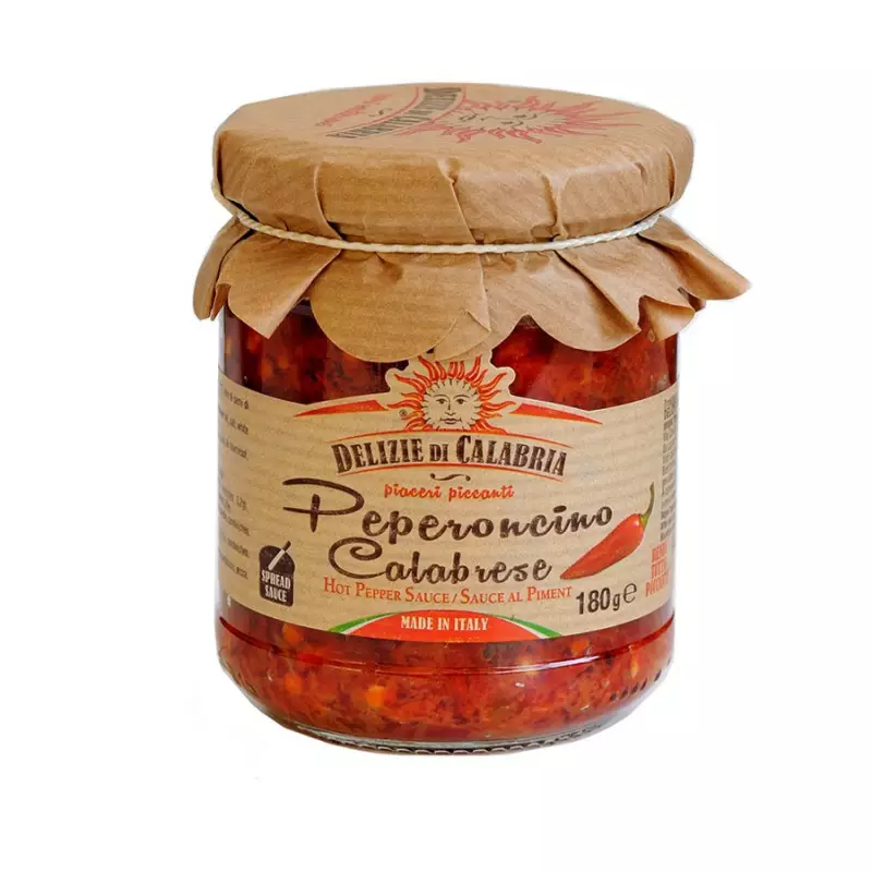 Hot Calabrian Chili Pepper Sauce 180 gr