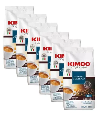 Kimbo Espresso Classico coffee beans 1 kg x 6