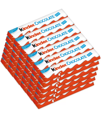 Kinder Milk Chocolate Bars Medium 21g 36 Pack
