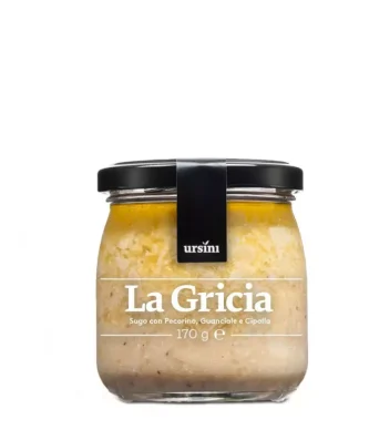 La Gricia pasta sauce 170 gr