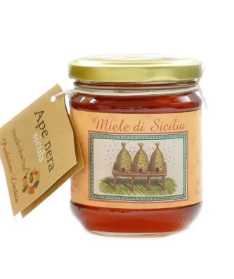 Lampedusa Island Mixed flower honey Sicilian Black Bee 250 gr