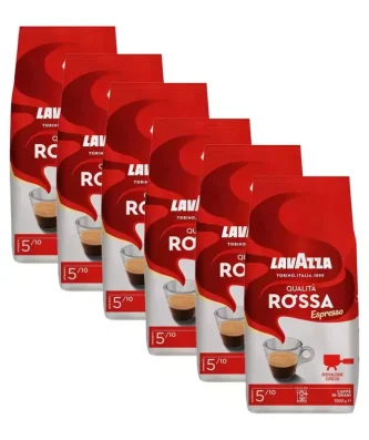 Lavazza Coffee Beans Qualità Rossa 1 kg x 6