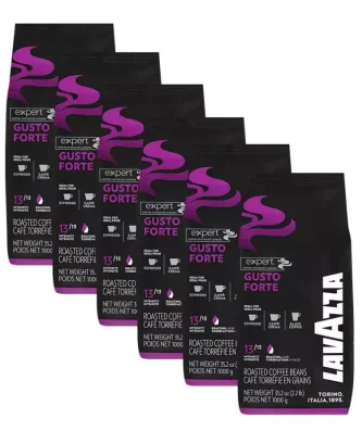 Lavazza Gusto Forte Coffee Beans 1 kg x 6