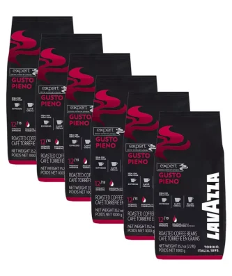 Lavazza Gusto Pieno Coffee Beans 1 kg x 6