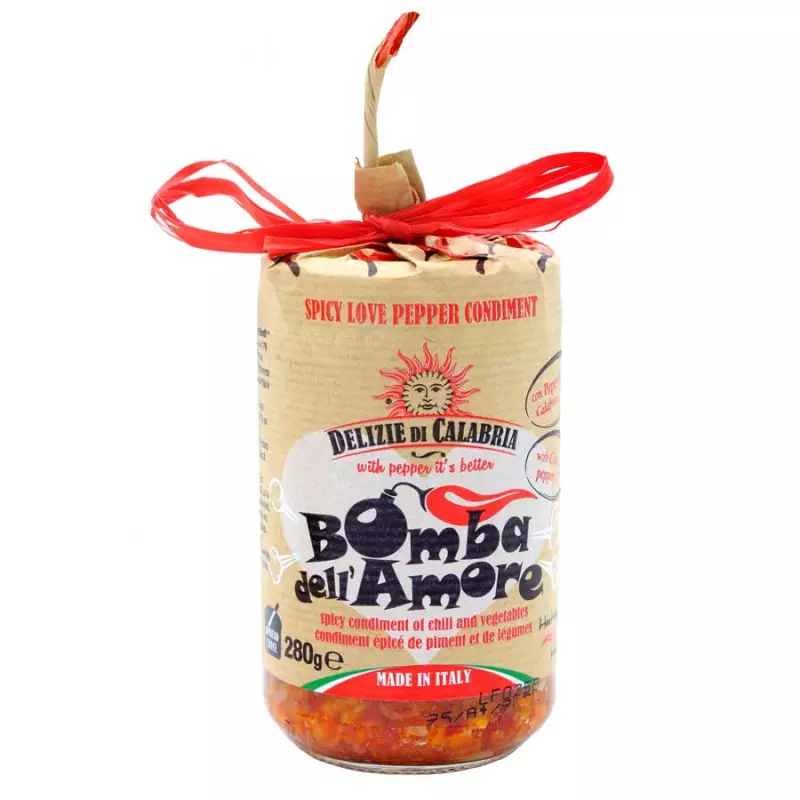 Love Bomb Extra Hot Calabrian Chilli and Vegetables sauce 280 gr