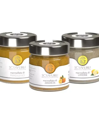 Marmalades Set Lemon Orange and Mandarin 250 gr x 3