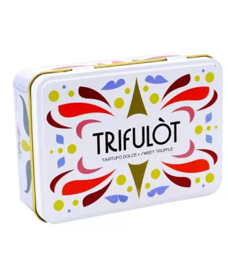Metal Gift Box with Assorted Sweet Truffles Trifulòt 108 gr