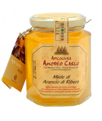 Orange Honey Sicilian Black Bee 400 gr