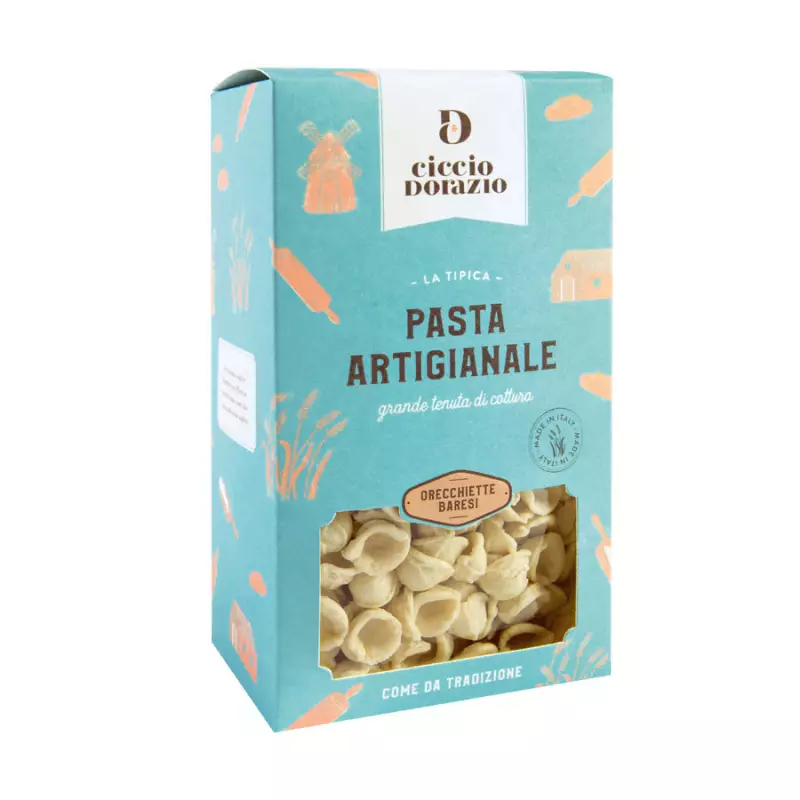 Orecchiette Baresi Artisan Pasta from Apulia 500 gr
