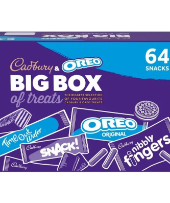 Cadbury's & Oreo Big Box of Treats 64 Snacks