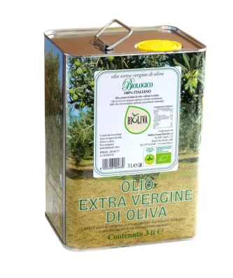 Organic Extra Virgin Olive Oil Bioliva 3 lt