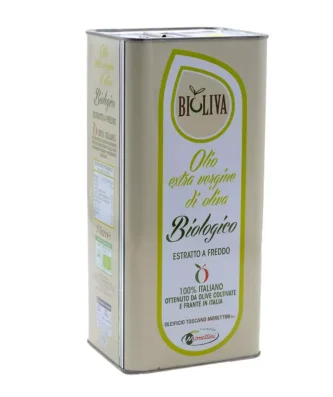 Organic Extra Virgin Olive Oil Bioliva 5 lt