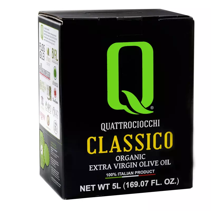Organic Extra Virgin Olive Oil Classico Bag in Box 5 lt