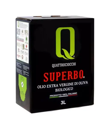 Organic Extra Virgin Olive Oil Superbo Bag in Box 3 lt