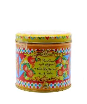 Panettone Fiasconaro Dolce and Gabbana Citrus and Saffron from Sicily Orange 100 gr