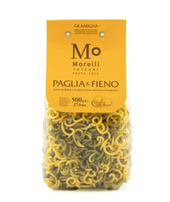 Pasta Gramigna Paglia e Fieno with egg and spinach 500 gr