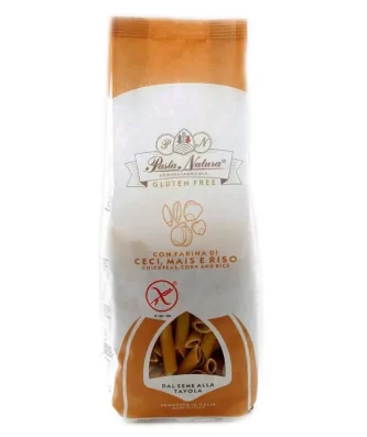 Penne Gluten Free Pasta with Chickpeas, Corn and Rice flour 250 gr