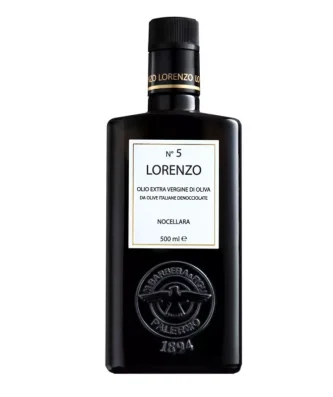Pitted Monocultivar Nocellara Extra Virgin Olive Oil Lorenzo N° 5 500 ml