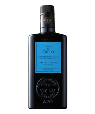 Pitted Organic Extra Virgin Olive Oil DOP Valli Trapanesi Uliveti di Carlo 500 ml