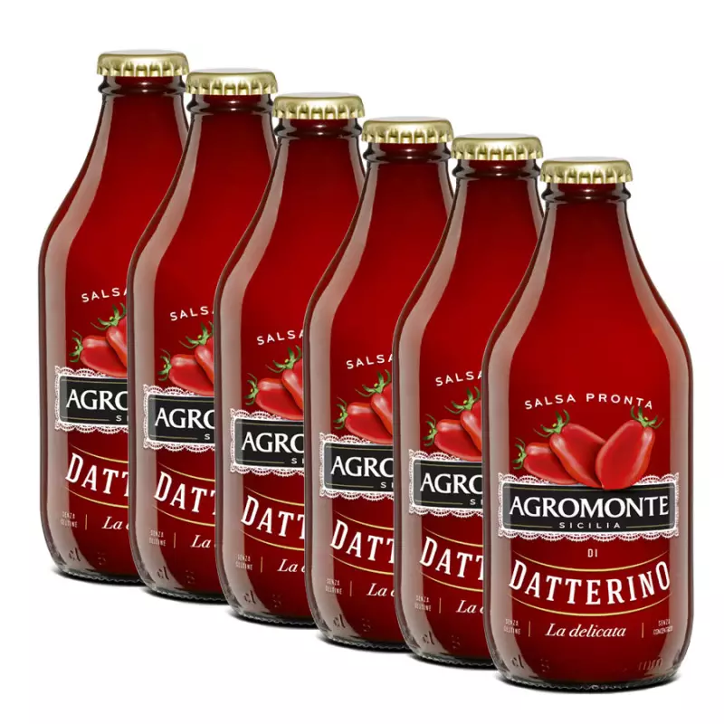 Ready to use Datterino Tomato Pasta Sauce 330 gr x 6