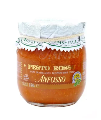 Red Pesto with Basil Genovese PDO 180 gr