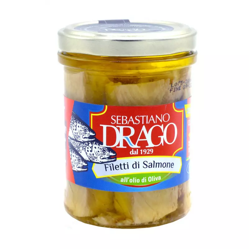 Salmon Fillets in Olive Oil 200 gr