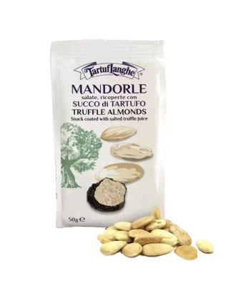 Salted almonds covered with truffle juice 50 gr