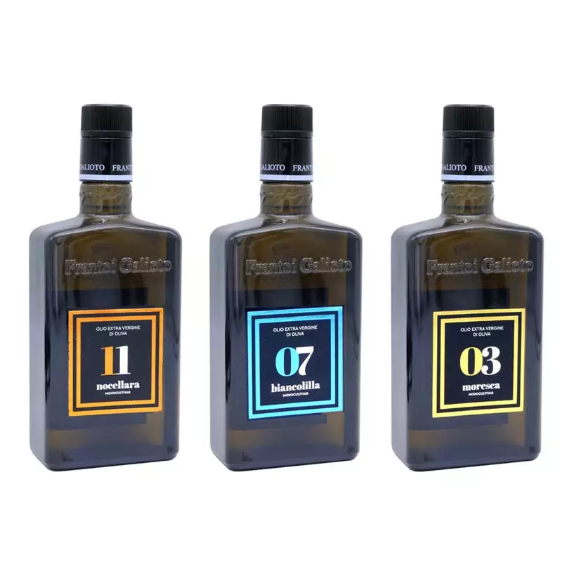 Selection Extra Virgin Olive Oil Monocultivar Galioto 500 ml x 3