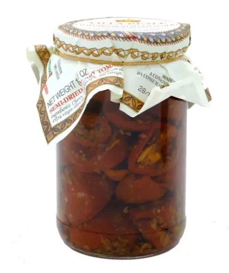 Semi-dried seasoned cherry tomato in olive oil 290 gr