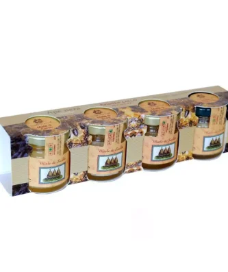 Sicilian Black Bee Spring honey Tasting Set 40 gr x 4