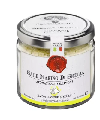 Sicilian Sea Salt flavoured with Lemon 200 gr