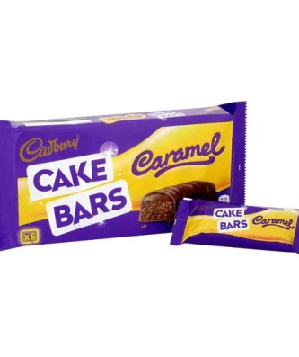 Cadbury Caramel Cake Bars 5 per pack