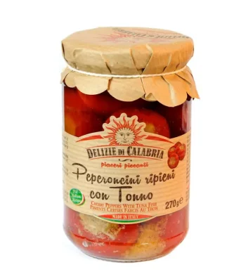 Stuffed Cherry Peppers with Tuna 270 gr