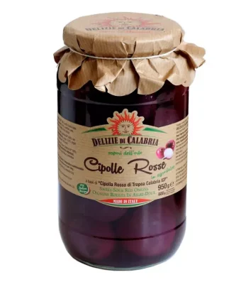 Sweet and sour Red Onions of Tropea IGP 950 gr