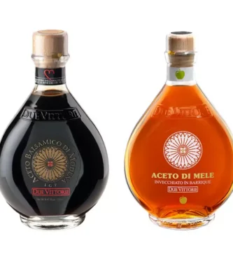 The classics Due Vittorie - Oro Balsamic vinegar and Apple 250 ml x 2