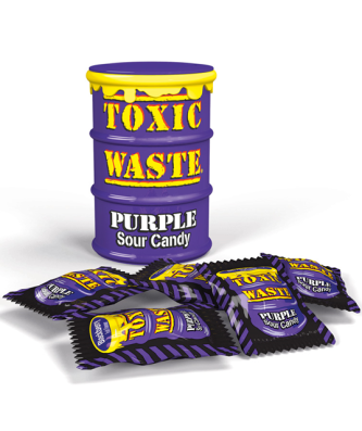 Toxic Waste Purple Sour Candy 42g (12 Pack)
