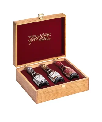 Tris Balsamic Vinegar of Modena Giusti - Profumato, Classic, 3 Gold Medals Giusti 100 ml x 3
