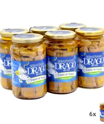 Tuna fillets in Olive Oil 550 gr x 6