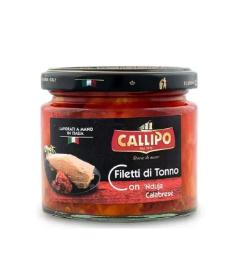 Tuna fish fillets with 'Nduja 200 gr