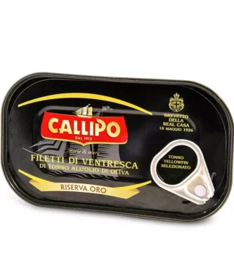 Ventresca Tuna belly fillets in Olive Oil Riserva Oro 125 gr