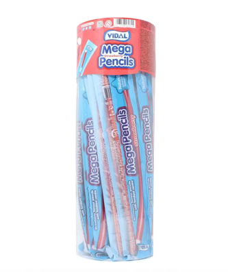 Vidal Strawberry Mega Pencils 40 Pieces